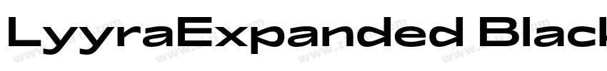 LyyraExpanded Black字体转换 LyyraExpanded Black字体转换